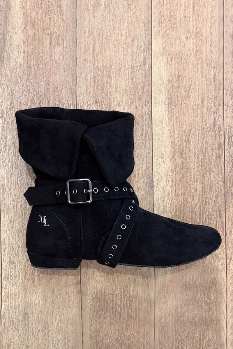 Tinker Bell Boot Black Micro Suede